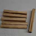 Skylety Pack of 6 Wood Wall Planters for Indoor Plants Wooden Hanging Vase Farmhouse Wall Decoration for Bedroom and Living Room (Wood Color)