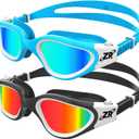 ZIONOR Kids Swim Goggles, 2 Packs G1MINI Polarized Swimming Goggles Girls/Boys