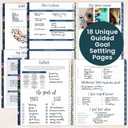 bloom daily planners 2026 Planner (January to December) - 8.5” x 11” Weekly & Monthly Dated Agenda Organizer Book with Stickers & Tabs - Flexible Soft Cover - Garden Party, Navy