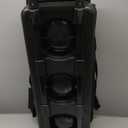 VEVOR Bowling Ball Bag, 3 Ball Double Roller Bowling Bag with Wheels, Featuring a Separate Compartment for Shoes (Up To US Size 16) & Oversized Accessory Pocket, Retractable Handle Extends to 41.34 in