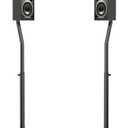 USX MOUNT Universal Speaker Stands, Height Adjustable Extend 30.0" to 39.1" for Satellite Speakers & Small Bookshelf Speakers up to 11 lbs Per Stand, 1 Pair Floor Stands for Sony Bose Polk JBL Yamaha