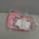 Lativ Pink Wigs for Women Bob Wig with Bangs Short Curly Wavy Shoulder Length 14 Inches Colorful Heat Resistant Synthetic Hair For Halloween Costumes Cosplay Daily Use