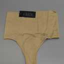 Werena Tummy Control Thong Shapewear for Women Seamless Shaping Thong Panties Body Shaper Underwear (Small, 01# Beige-mid Waisted(has Boning))