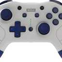NEXiLUX Wireless Pro Controller Compatible with Nintendo Switch & Switch Lite (Motion Sensor, NFC & Turbo Enhanced), PC, Android Phone and Android TV Light Gray (NXL-95227)