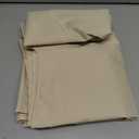 No Hook Slub Textured Shower Curtain with Snap-in PEVA Liner Set - 71" x 74"(72"), Hotel Style Beige Shower Curtain with See Through Top Window, Machine Washable & Water Repellent, Linen, 71x74
