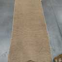 H.VERSAILTEX Microfiber Bath Rugs Chenille Floor Mat Ultra Soft Washable Bathroom Dry Fast Water Absorbent Bedroom Area Rugs, 82 x 35 - Inch, Beige
