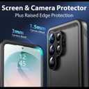 SPORTLINK for Samsung Galaxy S26 Ultra Case, IP68 Waterproof Dustproof Military 360 Full Body Heavy Duty Shockproof Protective with Camera Screen Protector S 26 Phone Front Back Cover 6.9" Black