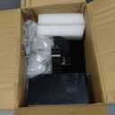 Porch Light with GFCI Outlet with Remote, Dusk to Dawn Outdoor Lighting with Outlet, Upgraded 4 Lighting Modes Motion Sensor Outdoor Lights, Waterproof Outside Lights for House Patio Garage Front Door (1-Pack, Black)