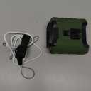 Portable Waist Fan, 2025 10000mAh Waist Fan Clip on Wearable Belt, 5 Speeds Adjustable Shirt Fans with up to 25H of Working Time, Hands-Free Hanging Neck Belt Fans for Camping, Outdoor, Jobsite-Green