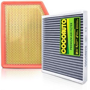 COCOAUTO Engine & Cabin Air Filter Kit for Silverado 1500 2500 (2019-2025), Sierra (2019-2025), Tahoe Yukon Suburban 2021+, Replace A3244C 84121219 13508023 13356916, NOT for Diesel 6.6L