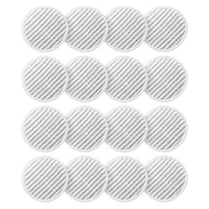 AIR U+ 16 Pack Replacement Steam Mop Pads for Shark S8201 S7001 S8001 S7201 S7000AMZ S7000 S7005 S7020 S7001C Steam Mop, Steam & Scrub All-in-One Scrubbing and Sanitizing, Dirt Grip Scrub Washable Pad