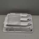 Yatmung 2 Pack Extra-Large Deli Drawer Organizer for Refrigerator Pull Out - Fridge Drawer Organizer and Storage Containers - Meat, Cheese, Produce, Sliding - Fridge Organization Bin