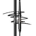 Gentlehomme - Men's 2-in-1 Eyebrow Brush & Pencil - Shape, Define & Fill In - Ultra-Thin, Long-Lasting Black - Vegan, Grey