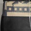 OLANLY Outdoor Rug Waterproof 9x12 ft, Reversible Outdoor Plastic Straw Rug, Boho Patio Rug, Indoor Outdoor Carpet, RV Mat Outside for Patio, Camp, Picnic, Balcony, Deck, Backyard, Black & Beige