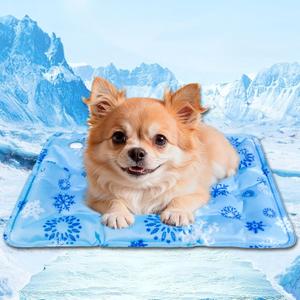 Pet Cooling Mat, Dog Cooling Mat for Medium Dog and Adult Cat, Easy Washable and Portable, Summer Crate Pad Mat Keeps Your Pet Cool, Size: M(19.7X23.6in)