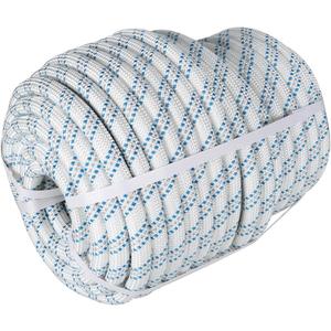 3/4 inch 150 FT Braid Polyester Pulling Rope, 16000 LBS Arborist Bull Rope High Strength Tree Rope for Marine, Tree Work, Swing