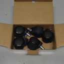 MaxGear 2" Office Chair Wheels Heavy Duty Replacement, Mute Rubber Rotating Desk Chair Caster Wheels, Safe for All Floors Including Hardwood, Only Fits 11mm Stem, NOT for 10mm or IKEA Chairs, Set of 5