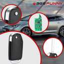Beefunny Flip Key Fob Replacement for Kia Forte 2019 2020 2021 Remote Control Car Key fob Transmitter 433MHz FCC ID:CQOTD00660 P/N:95430-M6000