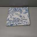 Blue and White Porcelain Floral Bird Pillow Covers 18x18, Flower Floral Chinoiserie Couch Pillow Case Set of 2, Modern Decorative Square Throw Pillows for Living Room