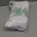 H.VERSAILTEX Linen Blackout Curtain 84 Inches Long for Bedroom/Living Room Thermal Insulated Grommet Linen Curtain Drapes Primitive Textured Burlap Effect Window Drapes 1 Panel - Heather Pure White