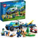 LEGO City Mobile Police Dog Training 60369, SUV Toy Car with Trailer, Obstacle Course and Puppy Figures, Animal Playset for Boys and Girls Ages 5 Plus