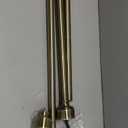 Double Curtain Rods 48-84 Inch, Antique Bronze Double Drapery Rod with Modern End Cap, 1-Inch Front and 5/8 Inch Back Double Window Rods, Heavy Duty Telescoping Double Rod Decorative Curtain Rods