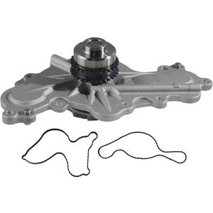 AW6348 Automotive Engine Water Pump Kit Compatilbe with Ford: for Explorer 2011-2019, for Edge 2011-2019, for Taurus 2011-2019, OE: 125-3310, 252-955, 43318, NP1940, DP1744