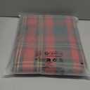 Laolitou Christams Gingham Tablecloth Rectangle Washable Buffalo Plaid Xmas Table Cloth with Tassel Cotton Linen Checkered Table Cover for Dining Room, Red, Rectangle, 55''x120'', 10-12 Seats