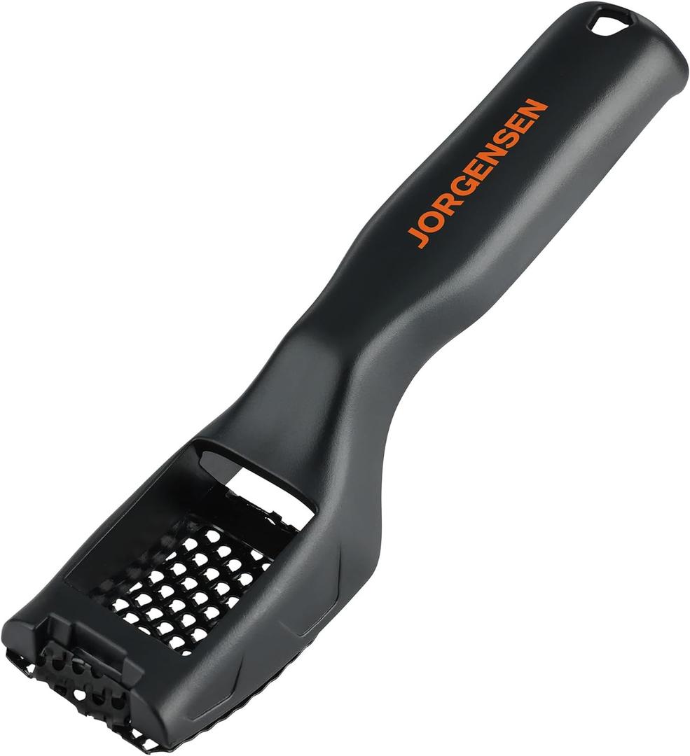 JORGENSEN Mini Wood Plane, Professional Surform Shaver Tool, 65MN Sharp Blade, Black ABS Plastic, Wood Shaver Tool for Woodworking - Suitable for Detailed Work, Lightweight, Easy to Carry, Rasp File