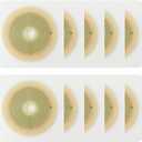 10pcs Skin Barrier with Non-Woven Border for Two Piece Colostomy Bags, Cut-to-Fit, 70mm Max