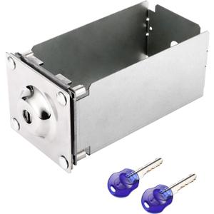 W11190039 for Whirlpool-compatible and OEM-compatible coin box lock assembly for commercial laundry equipment (with 2 keys). Perfect replacement part numbers 4396671, 8316525 and W10860203.