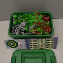 3 otters 115PCS Army Men Military Playset with Toy Soldiers, Vehicles & Helicopter in Storage Box for Kids Ages 3+, Stocking Stuffers Holiday Toys, Birthday Gifts & Party Favors