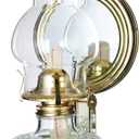Wall Large Kerosene Lamp Lantern Clear Glass Oil Lamp Chamber Oil Lamps for Indoor Use Home Decor Lighting Retro Wall Oil Hurricane Lantern