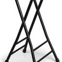 Black Folding Mini Stool