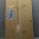 TEMI Long Computer Desk Folding Table - 55.1" Foldable Office Desk, No Assembly, Perfect Writing Table for Bedroom, Dorm, or Apartment, Portable Large Desk or Study Table with Compact Design, Brown