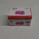 IDAODAN Electric Balloon Pump, Portable Electric Balloon Blower Machine Balloon Air Pump Dual Nozzle Rose Red 110V 600W Balloon Inflator for Party Decorations