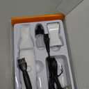 Oneisall Dog Paw Trimmer, Cordless Paw Hair Trimmer for Dogs with Double Blades, Quiet 2 Speed Small Dog Grooming Clippers for Paws, Eyes, Ears, Face, Rump (White)