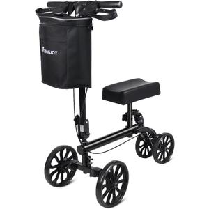 All Terrain Steerable Knee Scooter Walker with Dual Brakes for Foot & Ankle Injuries