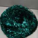 5 Ft Pop Up Pencil Christmas Tree with Timer 60 Warm White & Multicolor Change Lights, Pop Up Tinsel Christmas Tree with 16 Ball Ornaments 8 Bows 1 Minute Xmas Tree Home Indoor Christmas Decorations (Green)