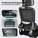 TRALT Office Chair Ergonomic Desk Chair, 330 LBS Home Mesh Office Desk Chairs with Wheels, Comfortable Gaming Chairs (Black)