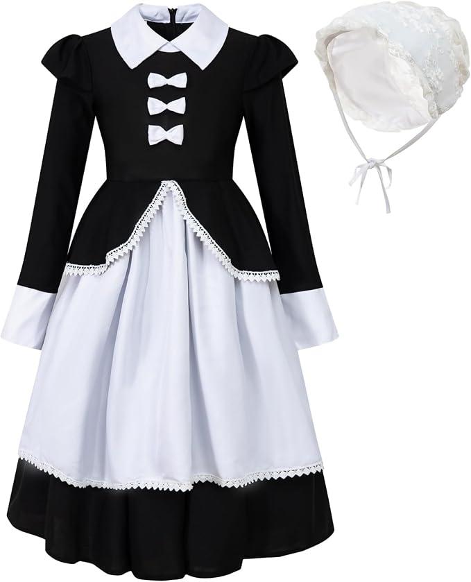 PROMOTED TO BIG SISTER Pilgrim Costume for Girls (11-12 Years)