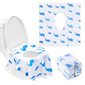 41 Pack Toilet Seat Covers Disposable - Blue