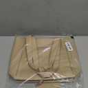 Bags for Women 15.6 Inch - Laptop Tote Bag with Zip Compartments - Large PU Leather Office Purse Computer Briefcase