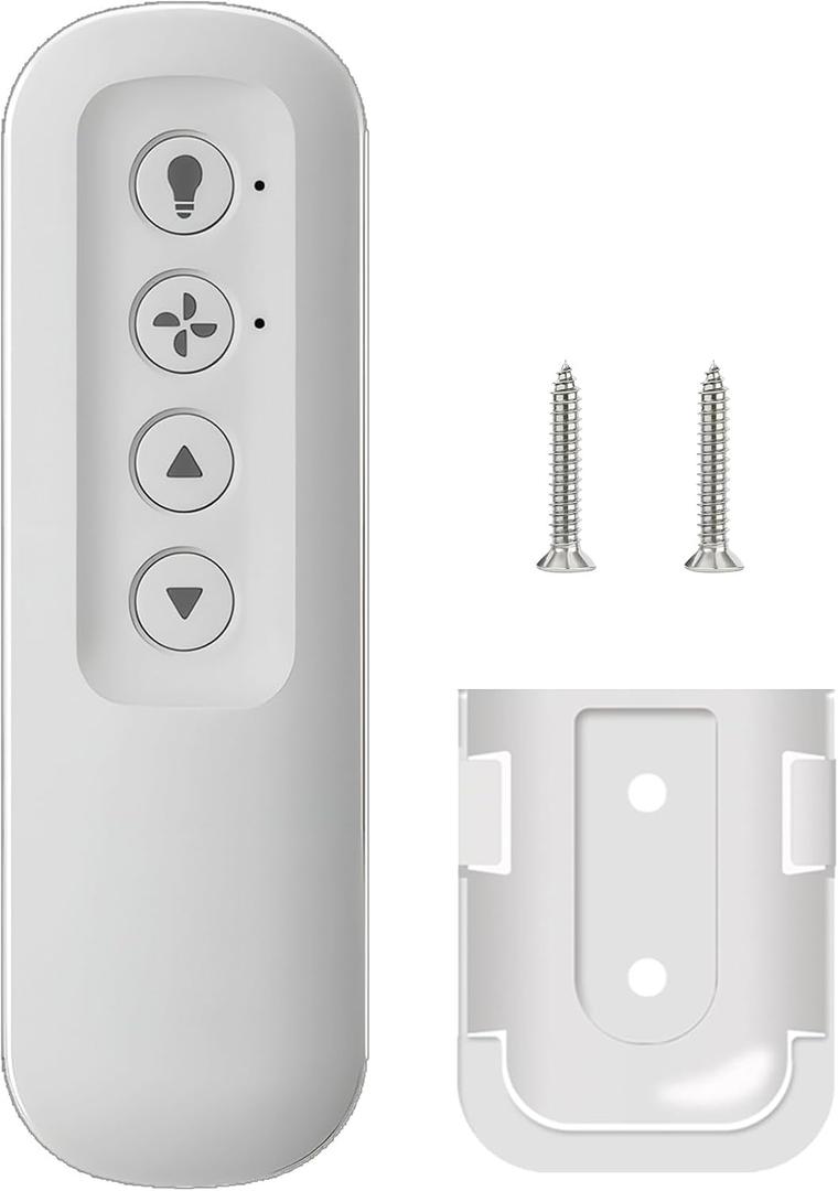 99813 Ceiling Fan Remote Control for Hunter fan remote replacement 3-Speed and Light Dimmer with Wall Bracket,Replace Hunter 99770 99392 99118 99123 99188