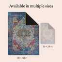 Lovewag Pets Washable Dog Pee Pads, 36" x 48", Waterproof, Non-Slip, Super Absorbent, Reusable Machine-Washable, 2-Pack (Bohemian Jewel)