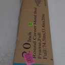 NKZ 20 Inch Metal Platform Bed Frame, Full Size Bed Frame with Round Corner Legs, 3,500 lbs Heavy Duty Steel Slats Support, No Box Spring Needed, Easy Assembly, Noise Free