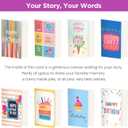 100 Unique Birthday Cards with Envelopes - Assorted Happy Birthday Cards, 4 x 6 inches, Envelopes & Stickers in Bulk Boxed Set