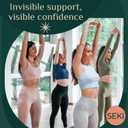 2 x Invisible Silicone Pads for Women  Reusable Seamless Inserts | Smooth Front Guard for Leggings, Swimwear & Activewear (3 Pack) Beige