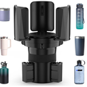 DYLEN Car Cup Holder Expander, Cup Holder Expander Adapter for Car with Expandable Arms, Fits Yeti, HydroFlask, Stanley 1464oz, Other Large Drinks and Mugs in 2.5”5.9”