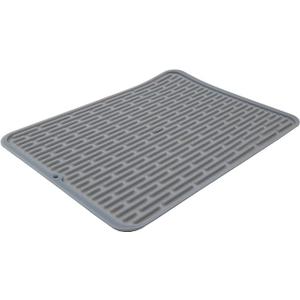 OXO Good Grips Large Silicone Drying Mat, Large, 12.5" x 16.88" (Gray)